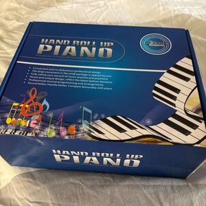 Honey Joy Hand Roll-Up Piano 88 Keys Keyboard w/Adapter